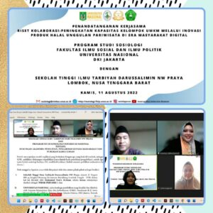 Penandatangan MoU dengan Universitas Nasional DKI Jakarta Fakultas Ilmu Sosial dan Ilmu Politik