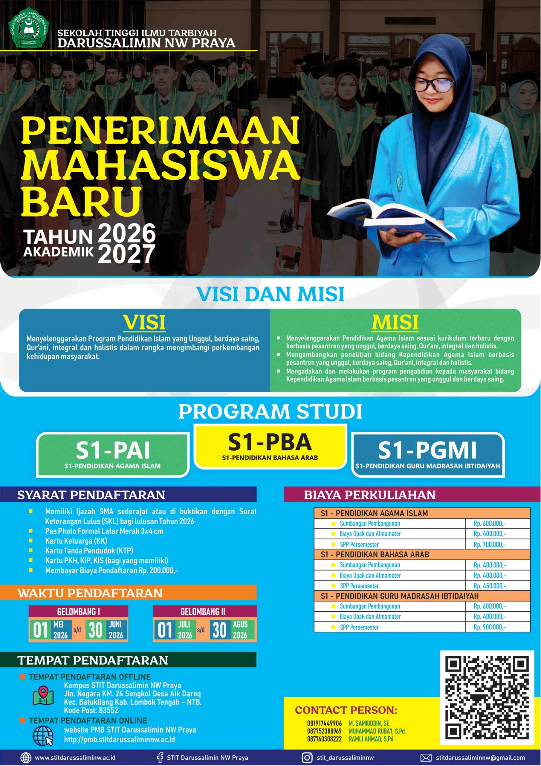 PENERIMAAN MAHASISWA BARU TAHUN AKADEMIK 2026/2027